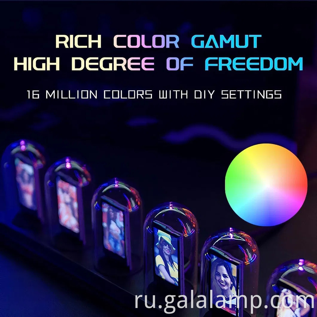 Стильные светящиеся часы для домашнего и офисного декора